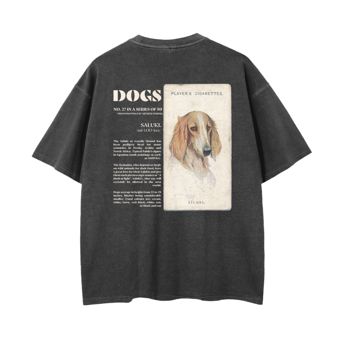 Saluki Vintage Drop Shoulder