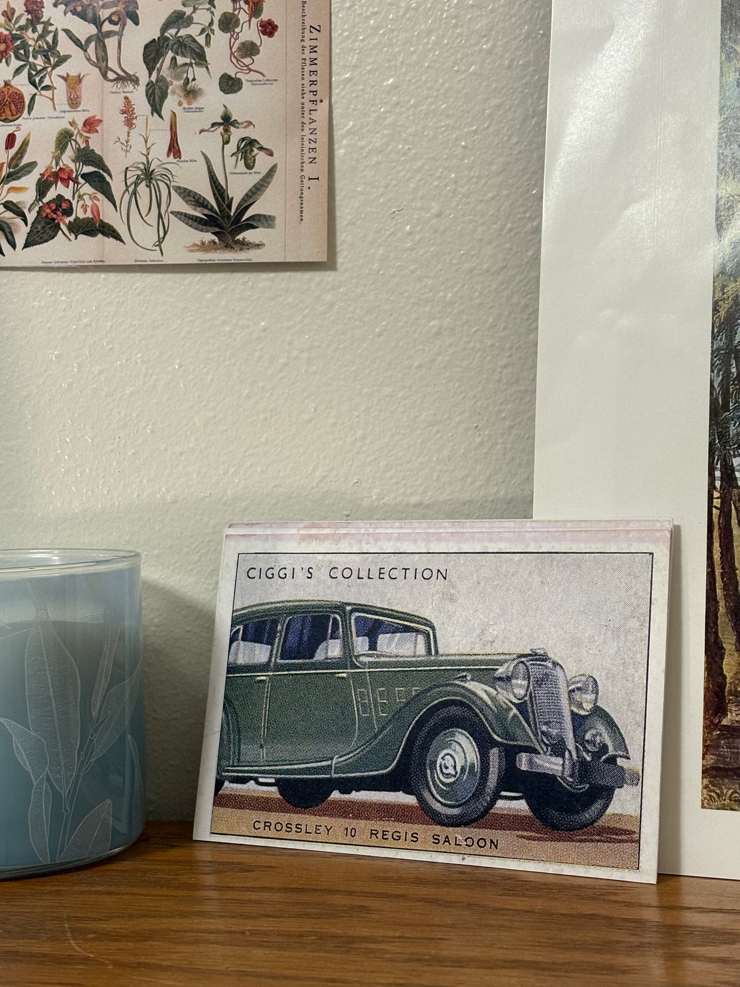 Vintage Crossley Automobile Print | 1930's Cigarette Card