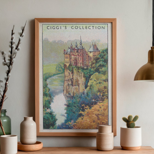 Vintage Near Dinant Print | 1930's Cigarette Card