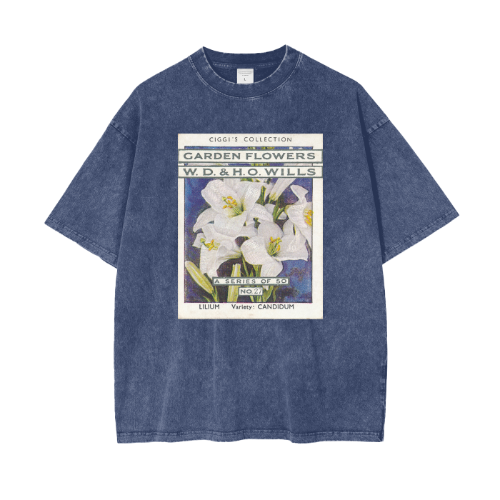 Lilium Front Card Oversize T-Shirt