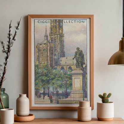 Vintage Antwerp Print | 1930's Cigarette Card