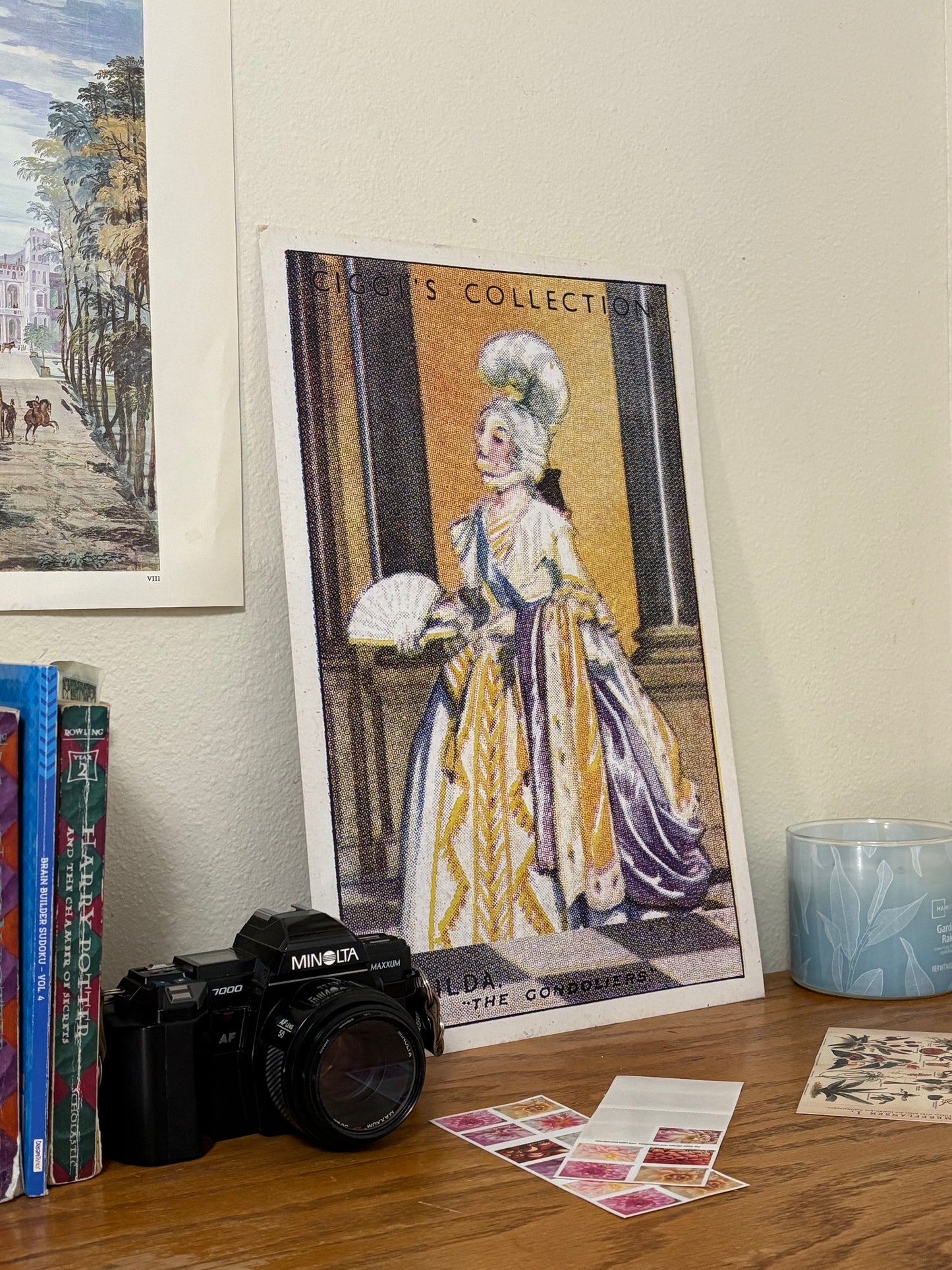 Vintage Casilda Portrait Print | 1930's Cigarette Card