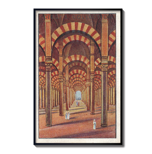 Vintage Cordova Cathedral Print | 1930's Cigarette Card