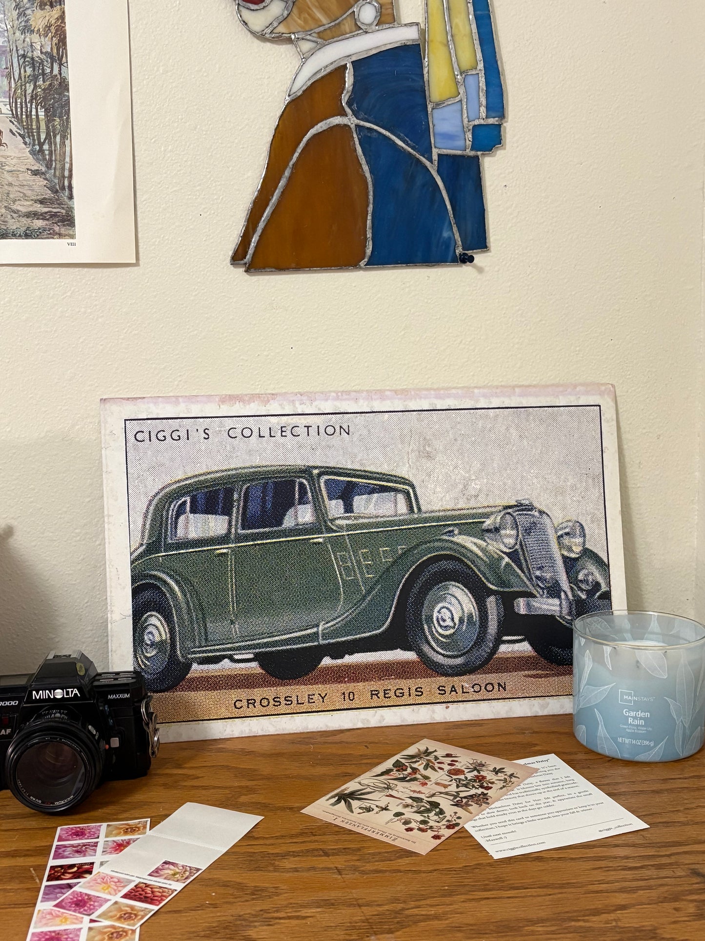 Vintage Crossley Automobile Print | 1930's Cigarette Card