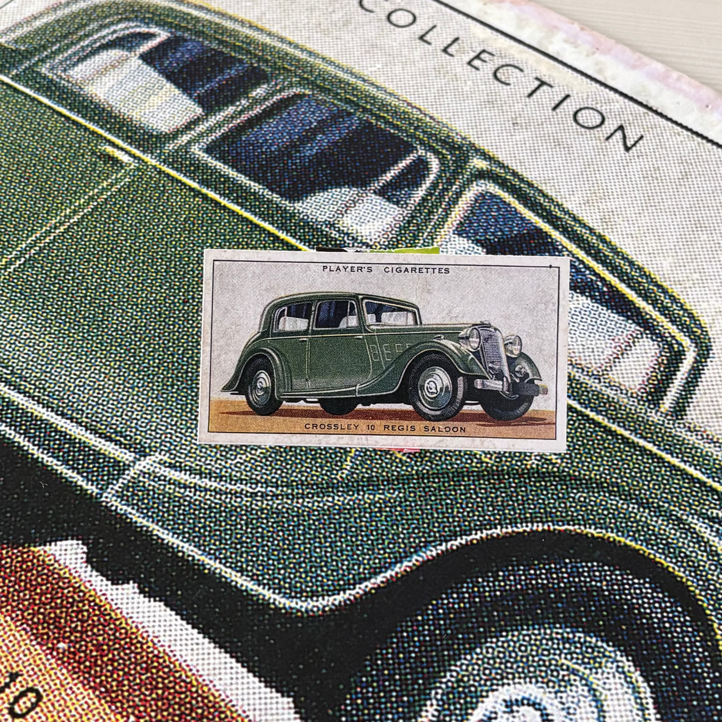 Vintage Crossley Automobile Print | 1930's Cigarette Card