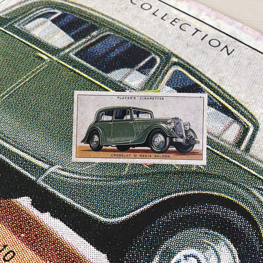 Vintage Crossley Automobile Print | 1930's Cigarette Card