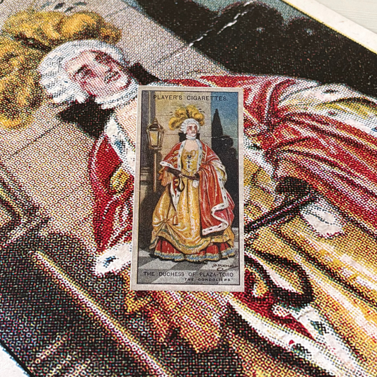 Vintage Duchess of Plaza Portrait | 1930s Cigarette Card Art