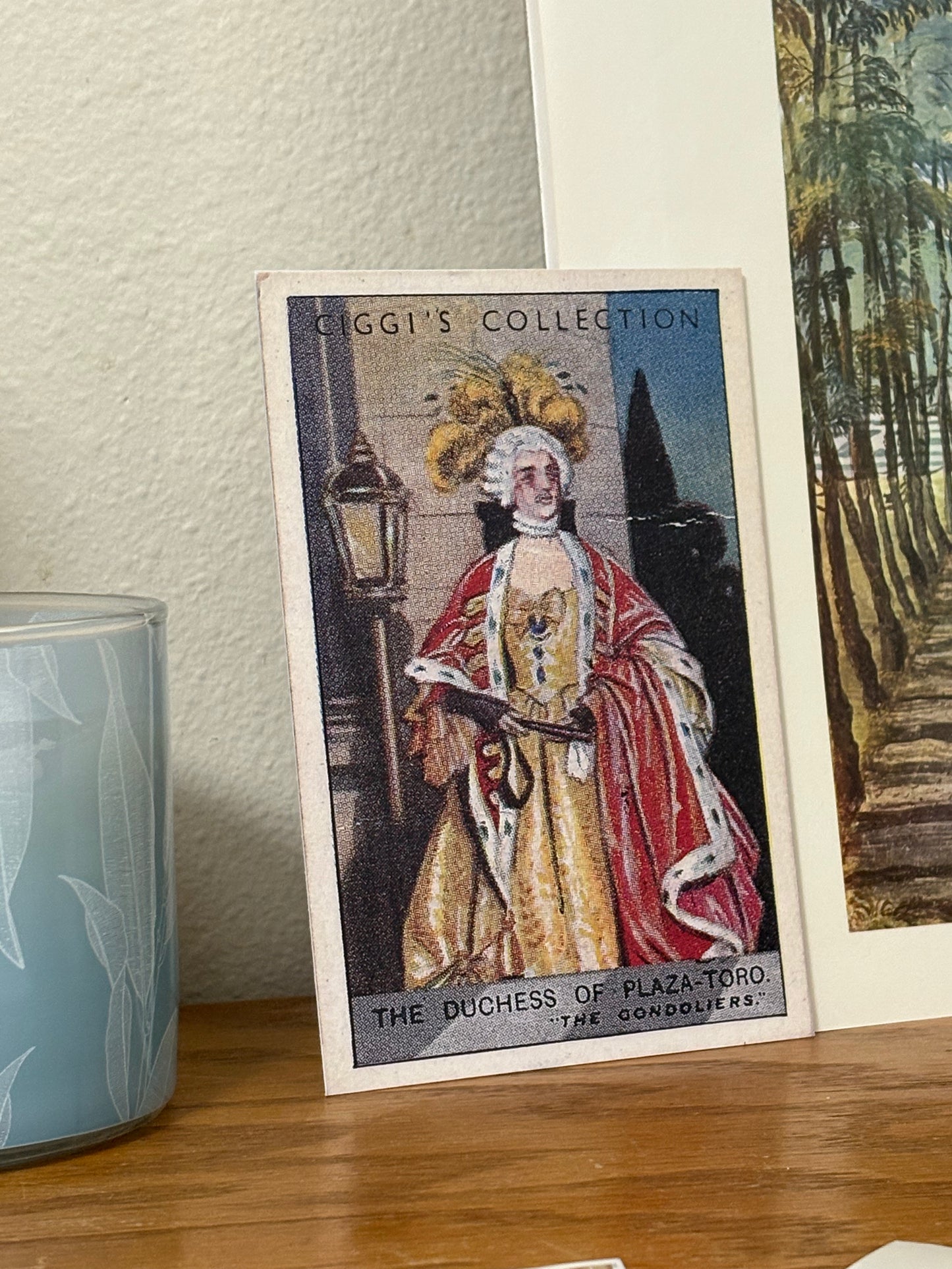 Vintage Duchess of Plaza Portrait | 1930s Cigarette Card Art