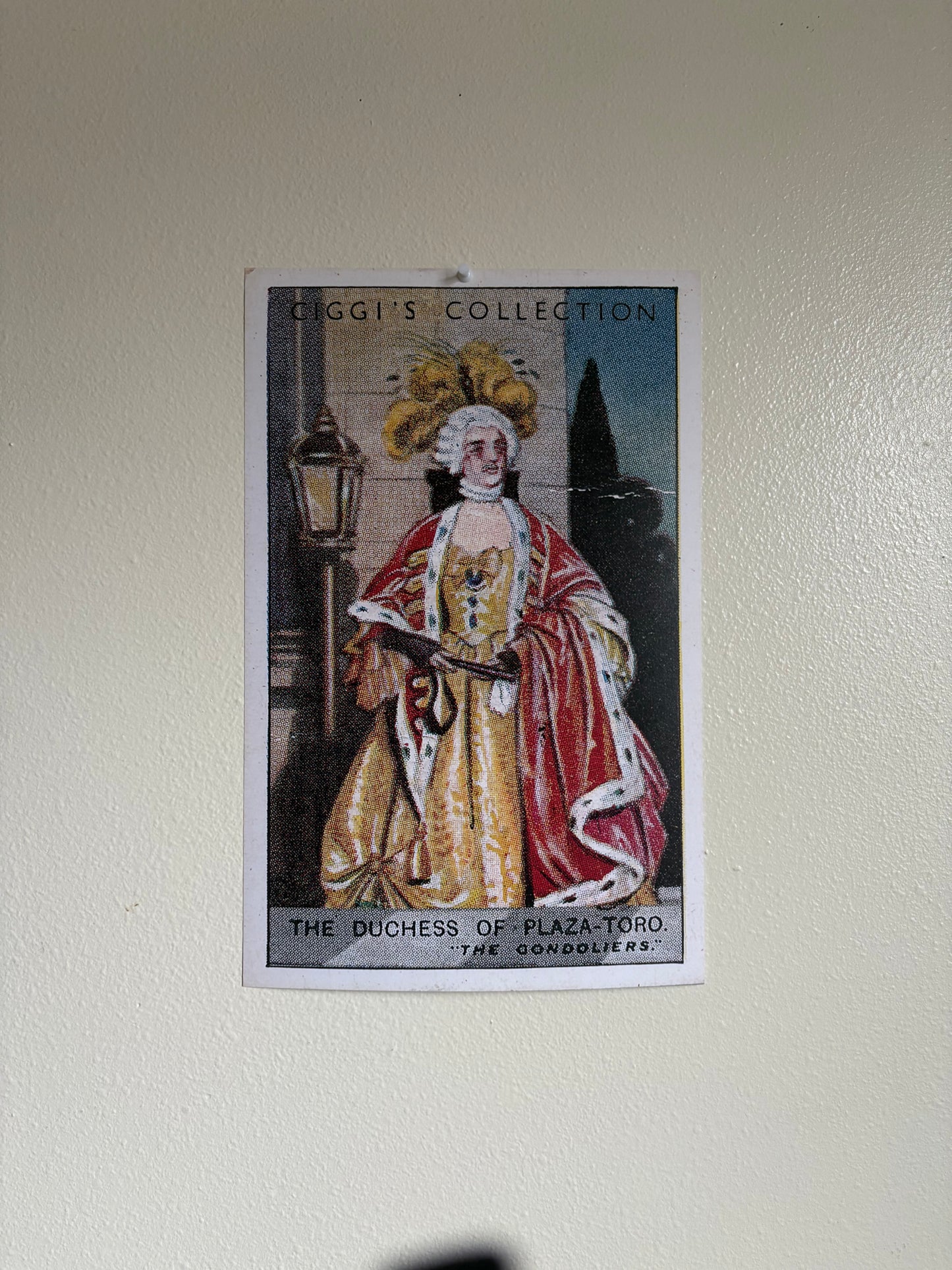 Vintage Duchess of Plaza Portrait | 1930s Cigarette Card Art