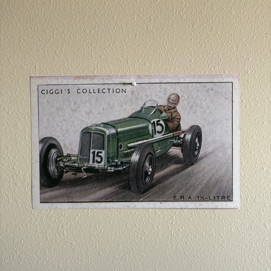 Vintage Era 1 1/2 Car Print | 1930's Cigarette Card