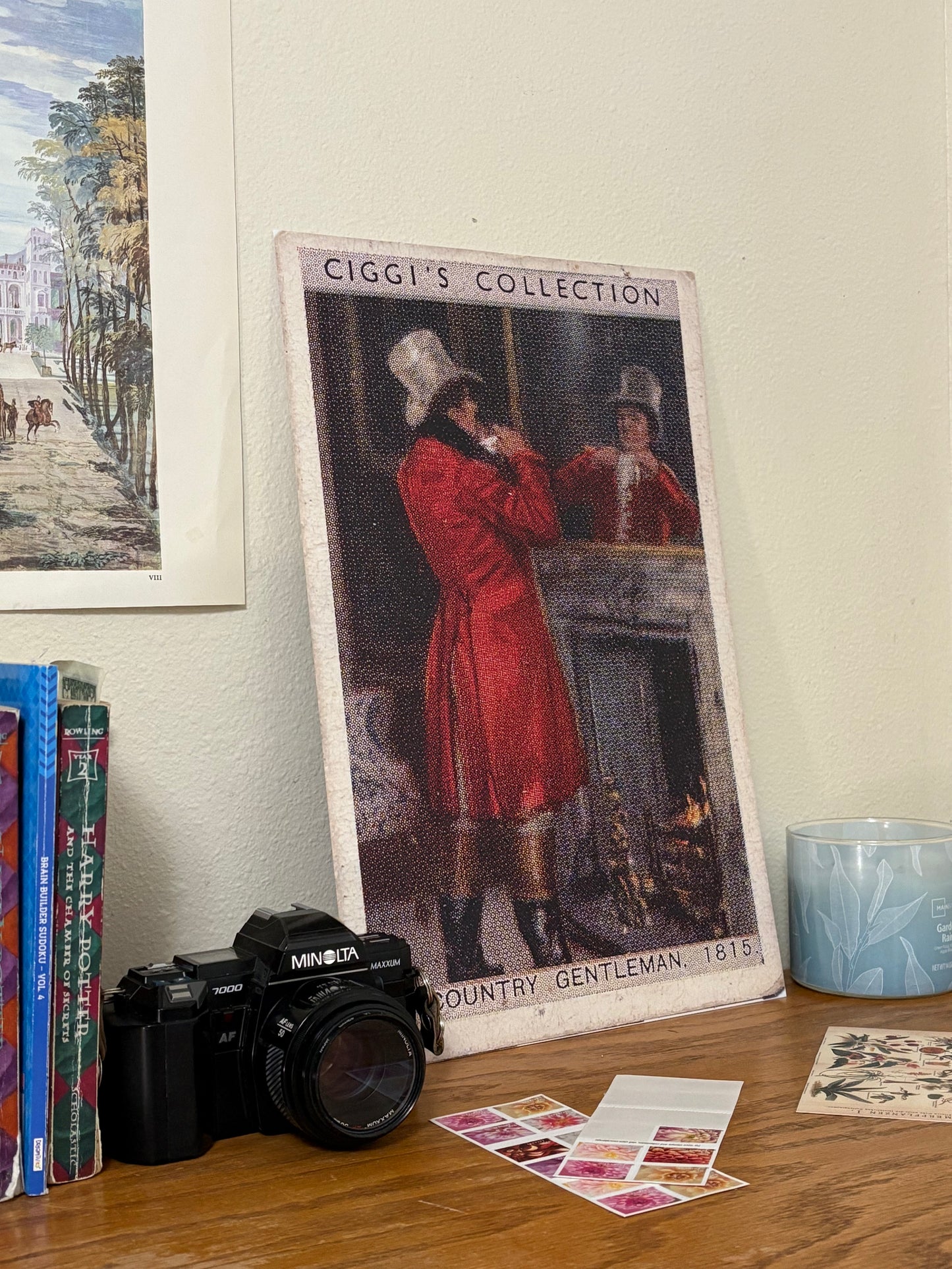 Vintage English Gentleman 1815 Portrait | 1930s Cigarette Card Art