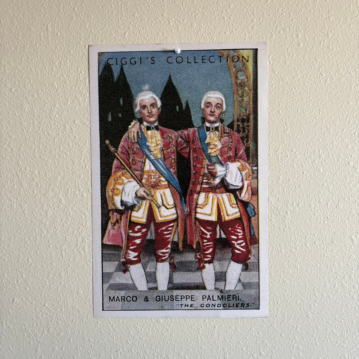 Vintage Marco & Giuseppe Palmieri Character Print | 1930's Cigarette Card