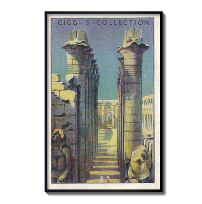Vintage Great Colonnade Print | 1930's Cigarette Card