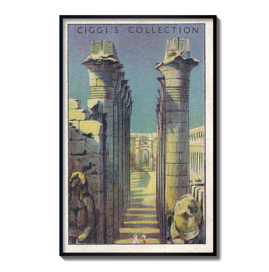 Vintage Great Colonnade Print | 1930's Cigarette Card