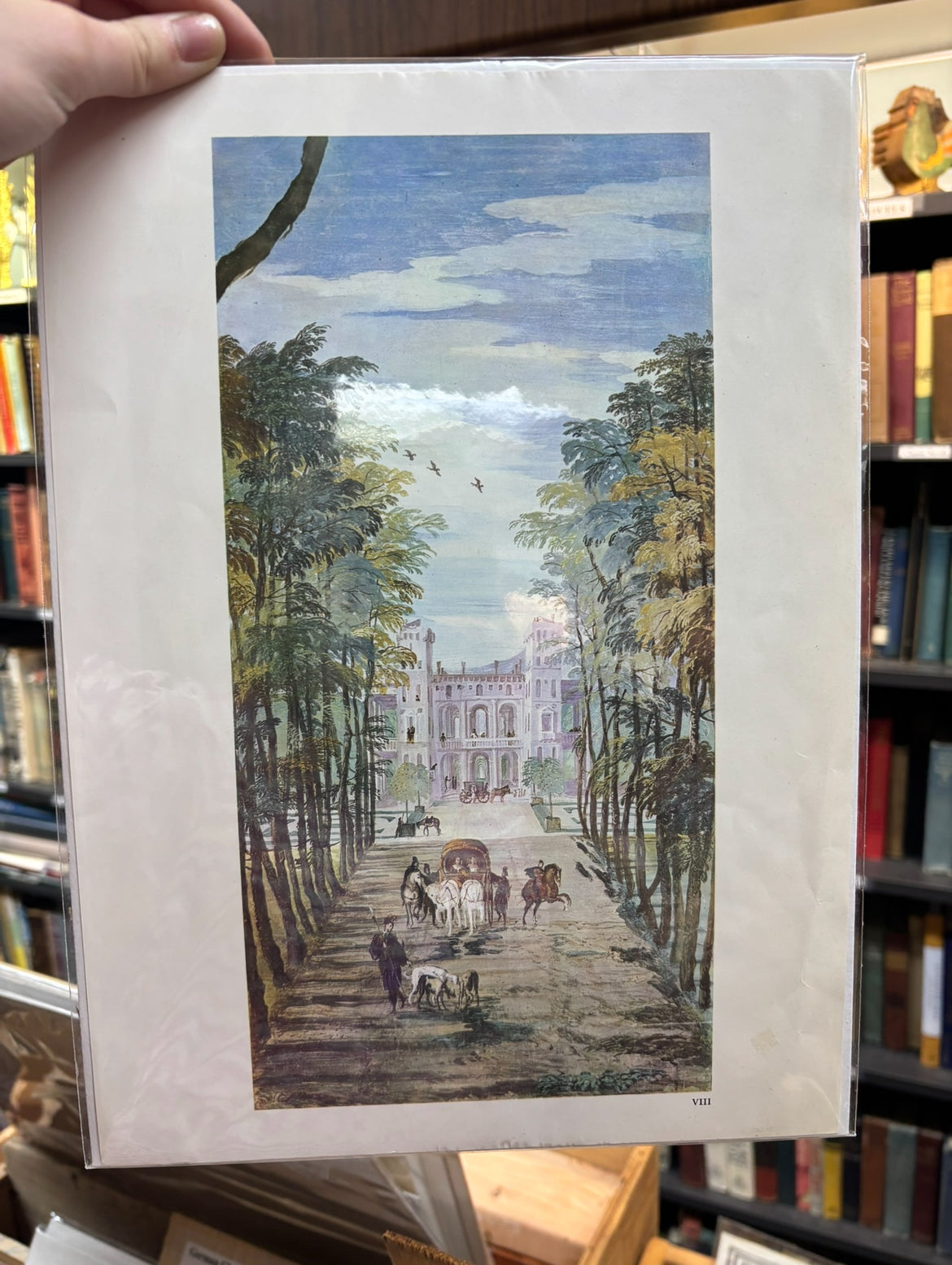 Landscape with Villas & Carriages Print