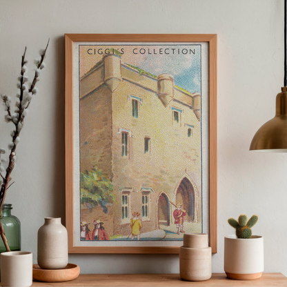 Vintage Newark Gate Print | 1930's Cigarette Card