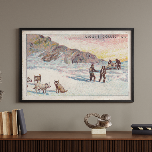 Vintage Shackeltons Expedition Print | 1930's Cigarette Card