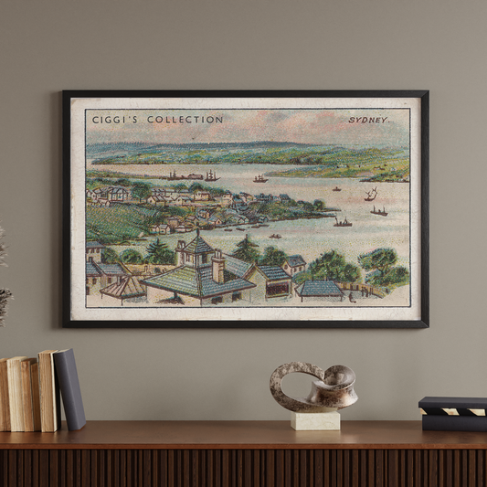 Vintage Sydney Print | 1930's Cigarette Card