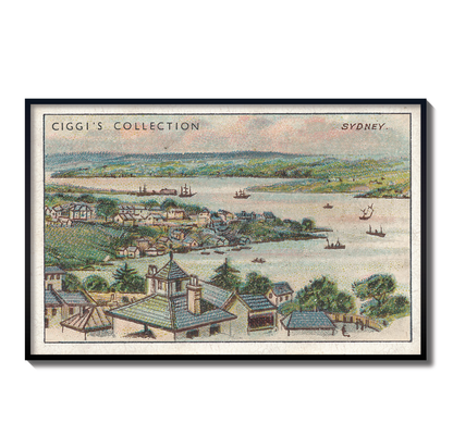 Vintage Sydney Print | 1930's Cigarette Card