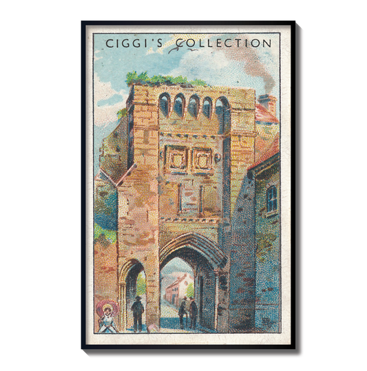 Vintage West Gate Print | 1930's Cigarette Card